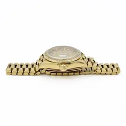 Ladies Rolex OP Datejust President Ref. 69278 Diamond Dial/Bezel As Is W110314-1