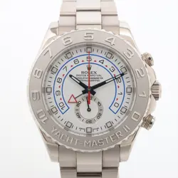 ROLEX YACHT-MASTER II 116689 WG AT WHITE DIAL 2 EXTRA LINKS