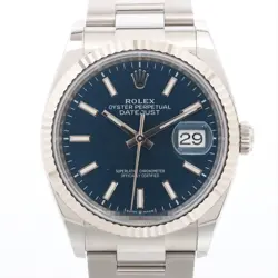 ROLEX DATEJUST 126234 SS×WG AT BLUE-FACE 1 EXTRA LINK