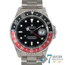 ROLEX 16710 GMT MASTER 2 RED BLACK BEZEL X MEN'S WATCH FROM JAPAN G0104