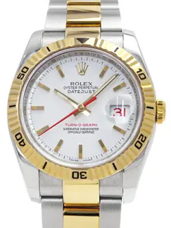 ROLEX DATE JUST TURNOGRAPH 116263 F MEN'S AUTOMATIC #T059