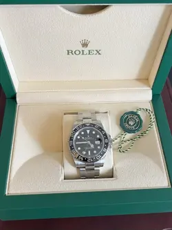 ROLEX GMT MASTER II 116710LN STEEL CERAMIC BLACK 40MM WATCH BOX