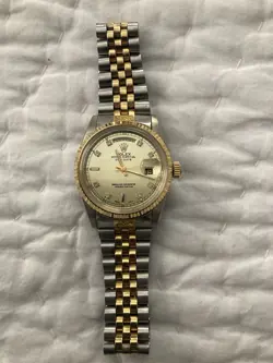 SILVER ROLEX OYSTER