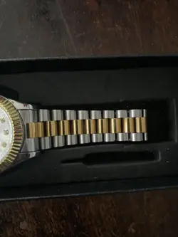 Gold And Silver Rolex Oyster Perpetual ( No Authentication)