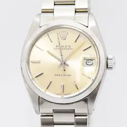  NEAR MINT ROLEX USED BOYS OYSTER DATE PRECISION 6466 930 HAND WOUND SS