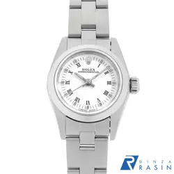  NEAR MINT ROLEX OYSTER PERPETUAL 76080 WHITE CENTER ROME NO. S USED WOMEN S
