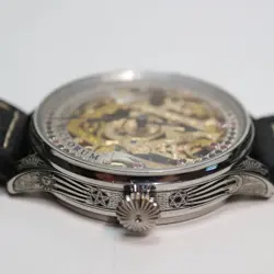 Near MINT ROLEX Pocket Watch Movement Use Custom Watch Full Skate Freemas