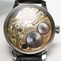 Near MINT ROLEX Pocket Watch Movement Use Custom Watch Full Skate Freemas