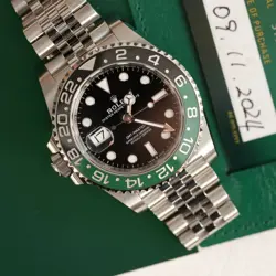ROLEX GMT-MASTER II 126720VTNR JUBILEE BRACELET WITH BLACK AND GREEN BEZEL 2024