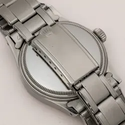 Rolex Semi Bubble Back Oyster 6332 Vintage Self-Winding SS Case & Belt 1956