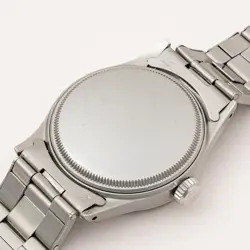 Rolex Semi Bubble Back Oyster 6332 Vintage Self-Winding SS Case & Belt 1956