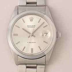 ROLEX OYSTERDATE 6694 VINTAGE HAND-WINDING STAINLESS STEEL CASE & BELT 1972