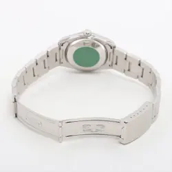 ROLEX OYSTER PERPETUAL 67480 SS AT BLACK DIAL