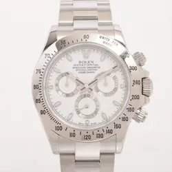 ROLEX DAYTONA 116520 SS AT WHITE DIAL