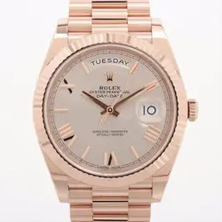 ROLEX DAY-DATE 228235 PG AT SILVER-FACE