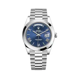 ROLEX DAY-DATE 228206 PLATINUM BLUE DIAL (2022)