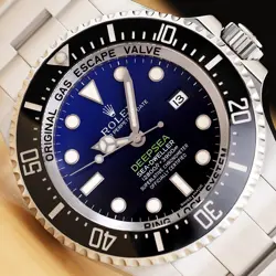 2016 CARD ROLEX 116660 SEA-DWELLER DEEPSEA D-BLUE JAMES CAMERON STEEL 44MM WATCH