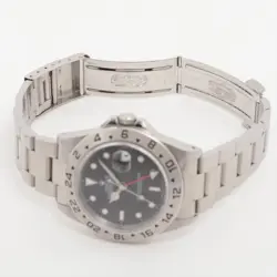 ROLEX EXPLORER II 16570 SS AT BLACK DIAL