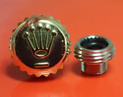 ROLEX 604 3 GOLD CROWN TUBE 6MM DATEJUST GMT 16203 16233 16263 1