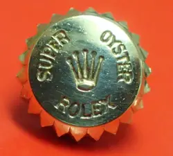 ROLEX OYSTER CROWN GOLD 6MM ROYAL BUBBLE BACK 1
