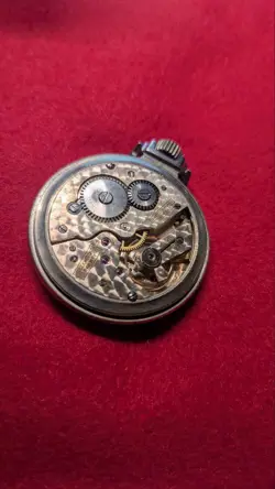 ROLEX WATCH RAILWAY MANUAL WINDING POCKET WATCH VINTAGE ANTIQUE