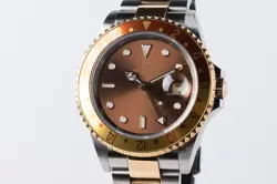 18K/SS BROWN AND