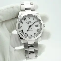 ROLEX DATEJUST 126300 41MM WHITE DIAL STAINLESS STEEL WITH BOX & CARD