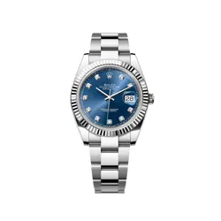 ROLEX DATEJUST 126334 STAINLESS STEEL BLUE DIAMOND DIAL OYSTER (2024)