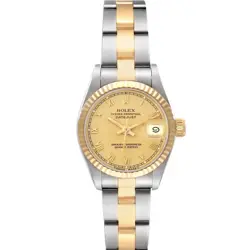 ROLEX DATEJUST ROMAN DIAL STEEL YELLOW GOLD LADIES WATCH 69173