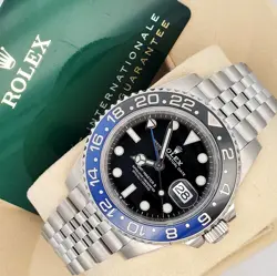 2021 ROLEX GMT-MASTER II 40MM BATGIRL BEZEL STEEL JUBILEE 126710BLNR BOX PAPERS