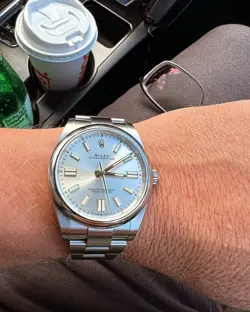 ROLEX OYSTER PERPETUAL 124300 SILVER OYSTER BRACELET WITH SILVER BEZEL 2023