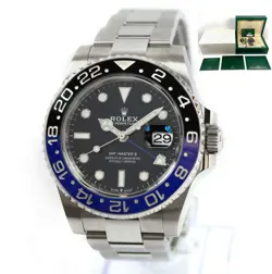 2023 ROLEX GMT-MASTER II BATMAN 126710BLNR 40MM BLACK DIAL BOX PAPERS
