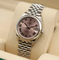 ♕ROLEX♕ PINK MOTHER OF PEARL DIAL 31MM WATCH 278240 FOR WOMEN