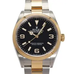 USED ROLEX EXPLORER 124273 BLACK MEN'S WATCH #1197