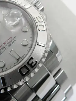 USED ROLEX Yacht Master Lolesium 16622 Silver Case: 40mm Men's Watch #13377