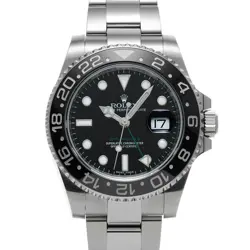 USED ROLEX GMT MASTER II 116710LN BLACK CASE: 40×40MM MEN'S WATCH #11137