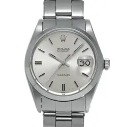 USED ROLEX OYSTER DATE 6694 SILVER CASE: 34×34MM MEN'S WATCH #11127