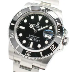 USED ROLEX Submariner Date 116610LN Black Men's Watch #14357