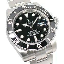 USED ROLEX Submariner Date 116610LN Black Men's Watch #14357