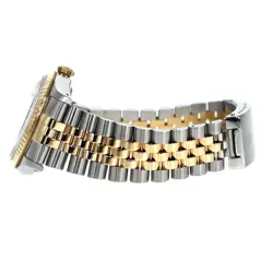 USED ROLEX Datejust 16233G Gold Case: 36.0mm Band: 19.5cm Men's Watch #19647