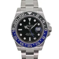 USED ROLEX GMT MASTER 2 116710BLNR BLACK CASE: 40.0MM MEN'S WATCH #11207