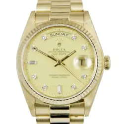 ROLEX DAY-DATE 36MM YELLOW GOLD 36 MM WATCH (18038)