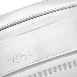 Rolex OysterDate Precision Black Dial Steel Vintage Mens Watch 6694