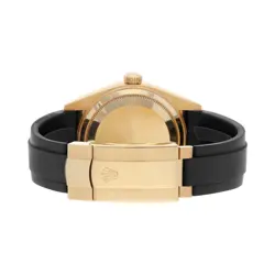 Rolex Sky-Dweller 18k Yellow Gold Oysterflex Watch 336238 Black Dial Box/Papers