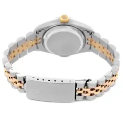 ROLEX DATEJUST STEEL YELLOW GOLD WHITE ROMAN DIAL LADIES WATCH 79173