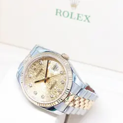 ROLEX 36MM 18K HALF YG CHAMPAGNE JUBILEE DIAMOND DATEJUST REF: 116233 (D SERIES)