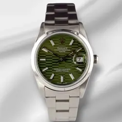 LADIES GREEN MOTIF
