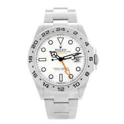 ROLEX EXPLORER II STAINLESS STEEL WHITE DIAL 42MM 226570 FULL SET