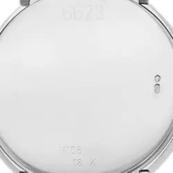 Rolex Cellini White Gold White Dial Brown Strap Mens Watch 6623