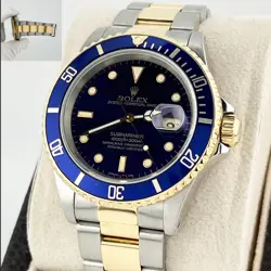 BLUE BEZEL 18K